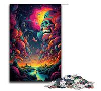 Puzzle 1000 pièces Merveilleux Monde Coloré pour Adultes Puzzle Impossible Anti Stress pour Adolescents de 14 Ans et Plus 75x50cm