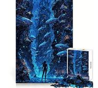 Puzzle 1000 pièces Métropole sous-Marine pour Adolescents Exercice Mental, Passe-Temps apaisant, Cadeau de Noël idéal (38x26cm)