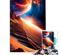 Puzzle 1000 pièces Mirage Cosmique Jeu Manuel d'apprentissage Jouet éducatif Cadeau de Père Noël Secret décoration Parfaite (Taille 38x52cm)