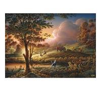 Puzzle 1000 pièces : Moissons dorées de soleil - Terry Redlin G