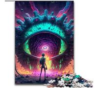 Puzzle 1000 pièces Monster World pour Adultes, Taille 26x38cm, Casse-tête, Jeu pour Adultes, activité Interactive familiale