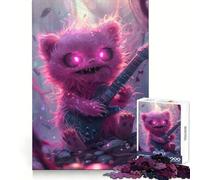 Puzzle 1000 pièces Monstre de la Guitare pour Adultes : Stimulation Cognitive, mémoire, Relaxation Facile, Bords Nets, Cadeau Unique (50x75cm)