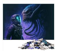 Puzzle 1000 pièces Monstre Extraterrestre Puzzles en Bois Apprentissage Jouet éducatif 50x75 cm Puzzle Adulte