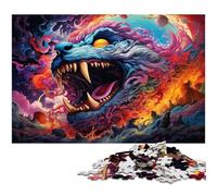 Puzzle 1000 pièces Monstres colorés et bizarres pour Adultes décoration Murale 1000 pièces (38 x 26 cm)