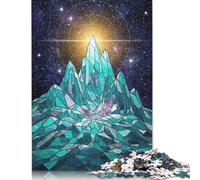Puzzle 1000 pièces Montagne de Cristal dans l'espace pour Adultes, Cadeau d'halloween, Puzzle en Bois pour Adultes, Amusement en Famille et Soirées Jeux, 1000 pièces (75 x 50 cm)