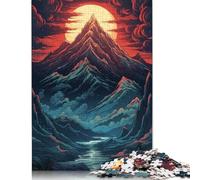 Puzzle 1000 pièces Montagne Everest pour Adultes, Cadeau d'halloween, Puzzle pour Adultes et Adolescents à partir de 12 Ans, 1000 pièces (75 x 50 cm)