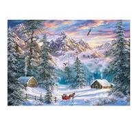Puzzle 1000 pièces : Montagnes de Noël Castorland G