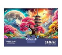 Puzzle 1000 pièces « Montagnes et Rivières » : Paysage de Montagne Vibrant, Jeu éducatif pour Adultes, Belle décoration, Niveau de difficulté Stimulant, idéal pour Un Anniversaire, 70 x 50 cm,