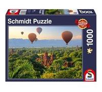 Puzzle 1000 pièces : Montgolfières à Mandalay, Myanmar Schmidt G