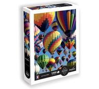 Puzzle 1000 pieces - Montgolfières Bleu G