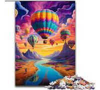 Puzzle 1000 pièces Montgolfières colorées, idéal pour Les Adolescents, Les Liens familiaux, Les Casse-têtes et Les décorations d'intérieur DIY (Taille : 50x75cm)