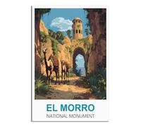 Puzzle 1000 pièces Monument National El Morro Puzzle Classique 3D à Monter soi-même, Jouet en Papier, Cadeau Unique, Patrimoine culturel 52 x 38 cm