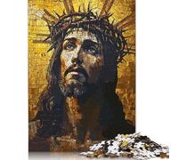 Puzzle 1000 pièces mosaïque Christ Jésus pour Adultes, Puzzle Difficile pour Adultes, Puzzles Amusants en Famille, 1000 pièces (75 x 50 cm)