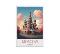 Puzzle 1000 pièces, Moscou, Russie, Puzzle en Papier de 1000 pièces, Jouet éducatif pour Adultes et Enfants, Jeu de détente Familial, 70 x 50 cm