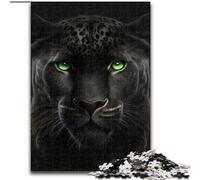 Puzzle 1000 pièces, Motif léopard Fantastique, pour Adultes, Interaction familiale et défi cérébral, défi d'activité familiale (Taille 50x75cm)