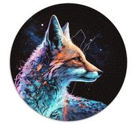 Puzzle 1000 pièces, Motif Renard néon, pour Adultes, soirées de Jeux en Famille, décoration à Faire soi-même (67,5x67,5cm)