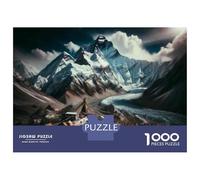Puzzle 1000 Pièces Mountain Base Camp Adventure Puzzles pour Adultes, Jeu Familial, Améliore La Mémoire, Offrez-Les en Cadeau À Toute La Famille 38x26cm/1000pcs