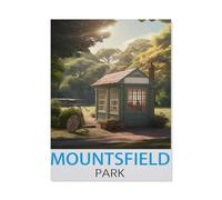 Puzzle 1000 Pièces,Mountsfield Park,Casse-tête Animal pour Adultes - Défi Cérébral - Cadeau Personnalisé Fait Main - Jouet Drôle(38x26cm)-HB50