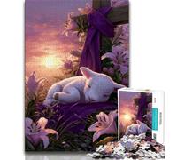 Puzzle 1000 pièces Moutons et Croix pour Adolescents, Jeux éducatifs, décoration d'intérieur, adapté à la décoration de Bureau 50x75cm
