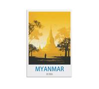 Puzzle 1000 pièces Myanmar Birmanie, Puzzles stimulants, Jeu de Puzzle pour Toute la Famille, Cadeaux pour Hommes, 52 x 38 cm