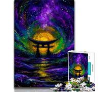 Puzzle 1000 pièces Mysterious Torii Gate pour Adultes et Adolescents, Jouet éducatif et éducatif, idéal comme Cadeau pour Toute la Famille 50x75cm