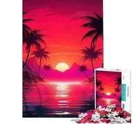 Puzzle 1000 pièces Mystic Synthwave Odyssey Activités ludiques à la Maison Jeu éducatif de Course de Vitesse Manuelle pour Les 14 Ans et Plus (38x52cm)