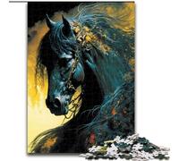 Puzzle 1000 pièces Mythologie Cheval Puzzle 1000 pièces Idéal pour la décoration de la Maison et du Bureau, Cadeau Parfait pour Un Anniversaire Taille 26X38CM