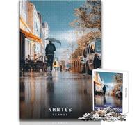 Puzzle 1000 pièces Nantes pour Adultes, Jeu éducatif Difficile, Format 38x52cm