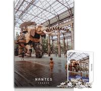 Puzzle 1000 pièces Nantes pour Adultes, Jeu éducatif Difficile, Format 50x75cm