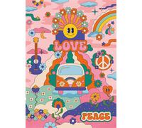 Nathan Puzzle 1000 pièces Hippie Style Cha cha Pop – Collection Artiste – Dès 14 ans
