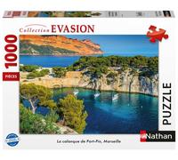 Nathan Puzzle La calanque de Port-Pin, Marseille 1000 pièces