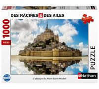 Ravensburger Puzzle 1000 pièces - L'abbaye du Mont Saint-Michel / Des racines et des ailes Jeu de puzzle 1000 pièce(s) Bâtiments