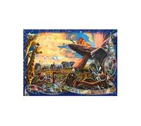 Puzzle 1000 pièces Nathan Le Roi Lion Collection Disney Multicolore