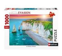 Puzzle 1000 pièces Nathan Les falaises d'Etretat F