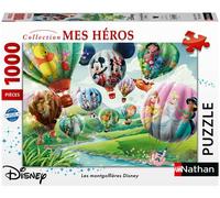 Puzzle 1000 pièces Nathan Les Montgolfières Disney