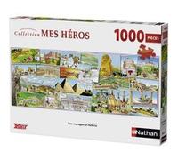 Puzzle 1000 pièces Nathan Les voyages d'Astérix G