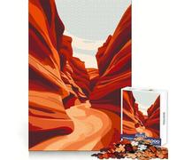 Puzzle 1000 pièces Nature des Canyons d'Arizona pour Adultes stimule l'agilité cérébrale, apaise l'esprit, ludique et Original, Cadeau mémorable (38x52cm)
