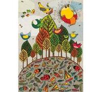 Puzzle 1000 pièces : Nature : Oiseau et coccinelle DToys G