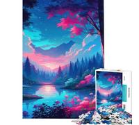 Puzzle 1000 pièces Nature Popart V pour Anniversaire Noël décoration intérieure Jeu éducatif Convient aux Personnes de 14 Ans et Plus 50x75cm