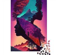 Puzzle 1000 Pièces Nature's Harmony Mountain Serenity Puzzles pour Adultes, Améliorent La Mémoire, Stimulants, Cadeaux De Noël Ou d'anniversaire 52x38cm/1000pcs