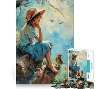Puzzle 1000 pièces Nature's Tale pour Adultes Jeu de logique Clair et Amusant Découpe Parfaite Cadeau élégant (38x26cm)
