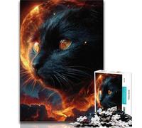 Puzzle 1000 pièces Nébuleuse du Chat Noir pour Adolescents, Jeu éducatif, Jouet, décoration d'intérieur Unique et Cadeaux 50x75cm