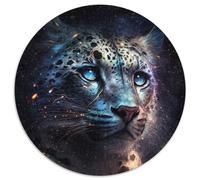 Puzzle 1000 pièces Nébuleuse du Léopard des Neiges Puzzle Rond 1000 pièces Jeu de réflexion, Jeu Familial interactif, adapté aux 14 Ans et Plus 1000 pièces (67,5x67,5cm)