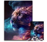 Puzzle 1000 pièces Nébuleuse du Léopard Puzzles impossibles pour Adultes Parfait pour Halloween, Noël, Cadeau d'anniversaire 26x38cm/10,23x14,96 Pouces