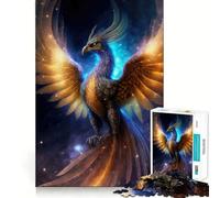 Puzzle 1000 pièces Nébuleuse Mystique Phénix pour Adultes Jeu de Réflexion Anti-Anxiété Bords Précis (50x75cm)