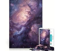 Puzzle 1000 pièces Nébuleuse Violette pour Adultes Améliore la mémoire et Le Plaisir de Jouer Ensemble Bords précis Cadeau saisonnier (38x26cm)