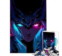 Puzzle 1000 pièces Neon Valkyrie Défi intellectuel Jeu addictif et interactif Cadeau d'anniversaire Cadeau de Père Noël Secret (Dimensions 75x50cm)