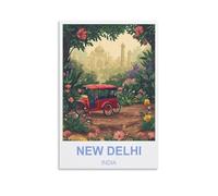 Puzzle 1000 pièces, New Delhi, Inde. Puzzle Classique pour Enfants, Puzzle Stimulant et Difficile pour Adultes et Adolescents, 70 x 50 cm.