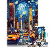 Puzzle 1000 pièces New York Cityscape pour Adolescents, Jeu Stimulant et Familial, Cadeaux du Père Noël Secret 26x38cm