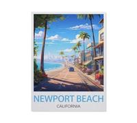Puzzle 1000 pièces，Newport Beach, Californie，Puzzle 1000 Pieces Adultes Jouet de décompression intellectuel éducatif Puzzles Jeu de Famille Amusant pour Enfants Adult（38x26cm）-X27